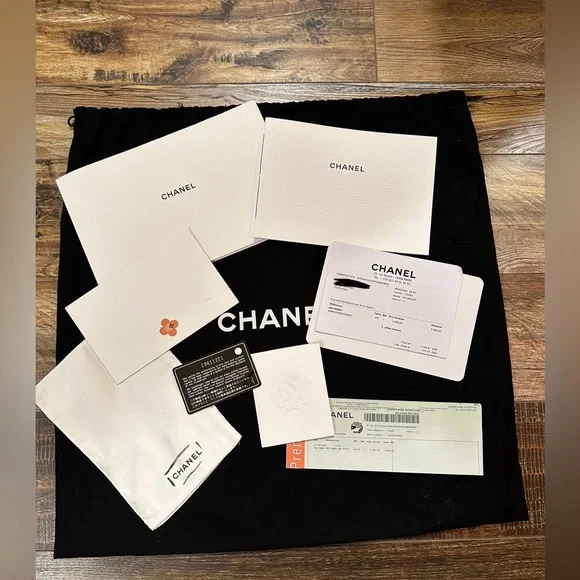 CHANEL from PARIS Quilted Lambskin SAC Maxi Chain Around Purse. AUTHENTIC PURSE - Picture 3 of 10